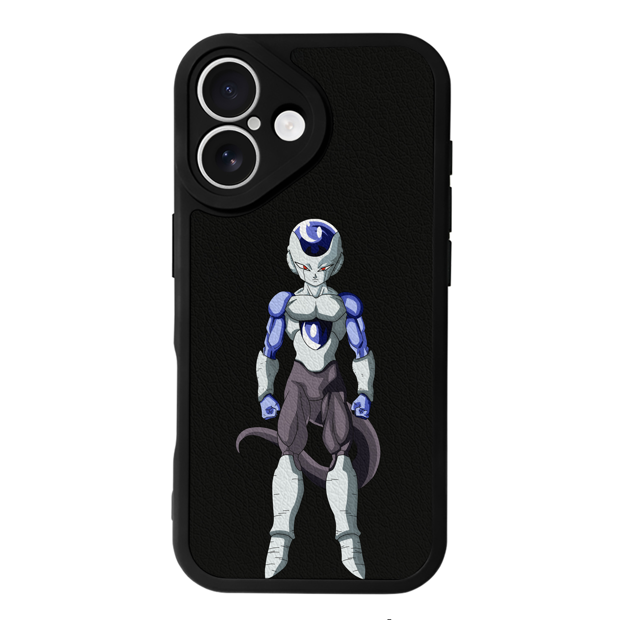 （画像用） ドラゴンボール フリーザ DRAGON BALL Frieza 【iPhone 16シリーズ対応】シリコンスマホケース（レザー調） 材質：シリコン
